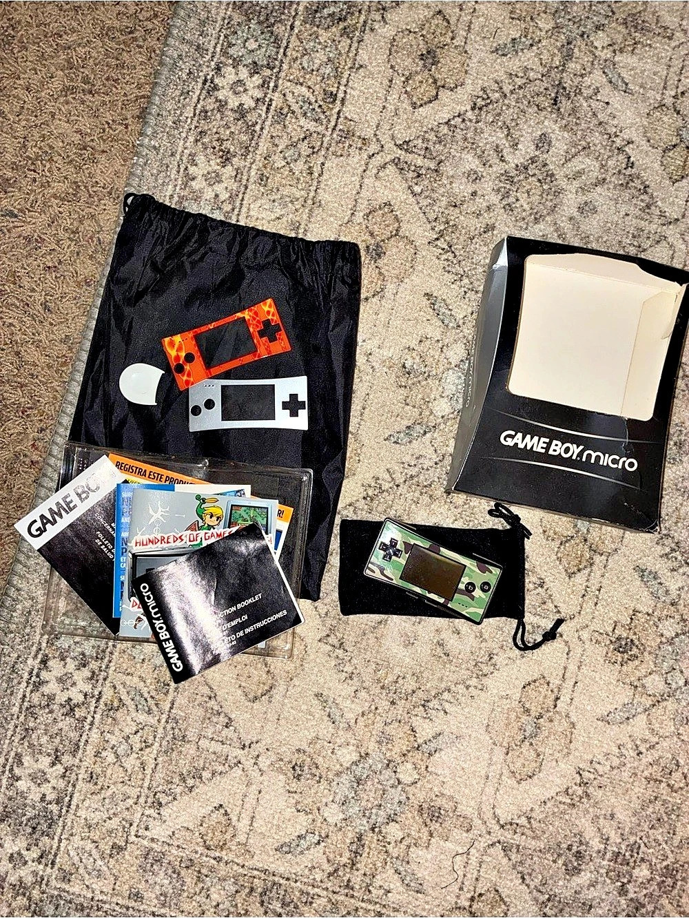 Nintendo Game Boy Micro Camouflage Edition Green & Black